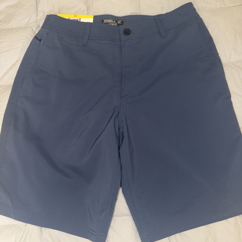 Oneil Hybrid Standard Fit Blue Shorts 32